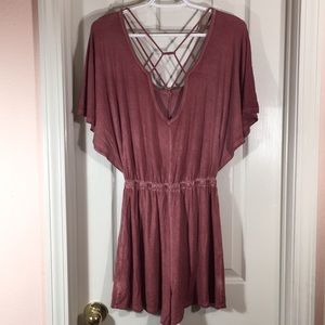 American Eagle Women's Short Romper Soft OVER SZXS